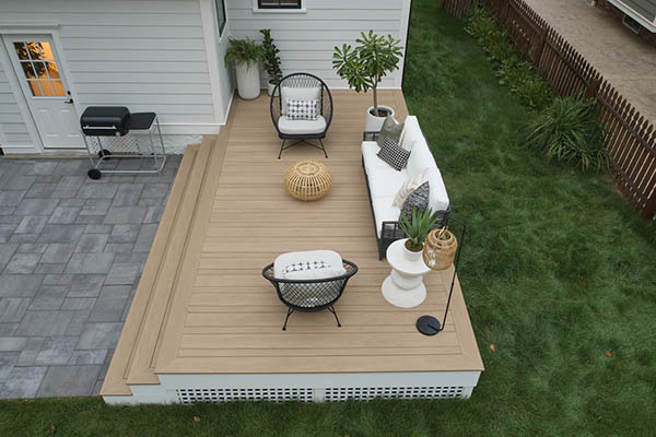 Deck layout tips for installing composite deck boards
