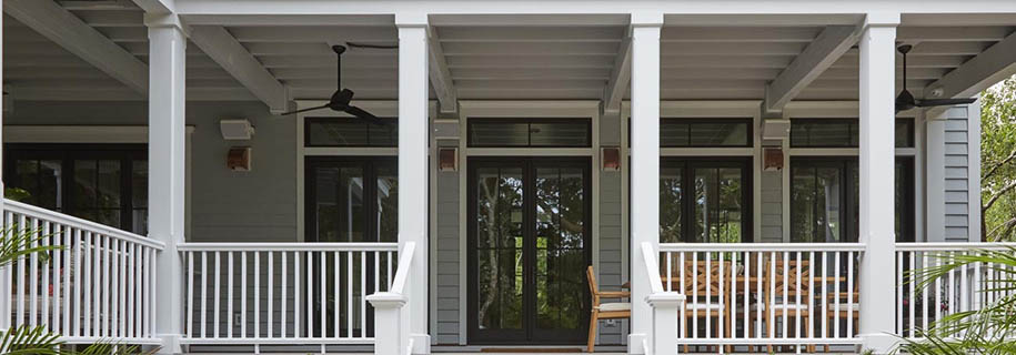 AZEK Column wraps give a stately look to your home exterior