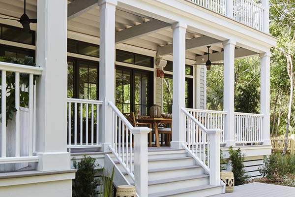 AZEK column wraps can be straight or tapered