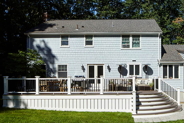 Installing PVC trim as deck skirting and fascia