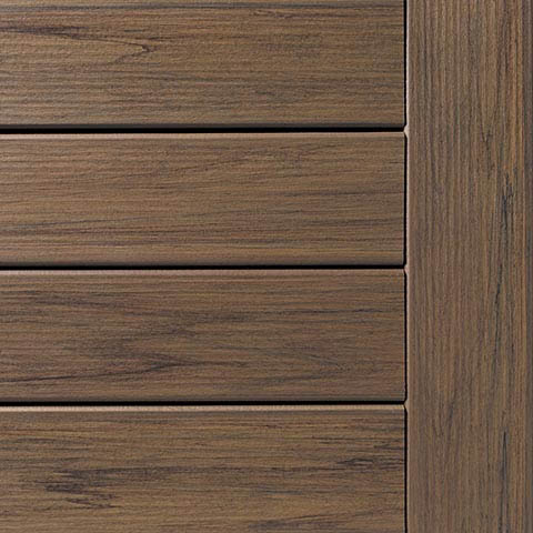 Pecan Decking Swatch TimberTech Composite Legacy Collection