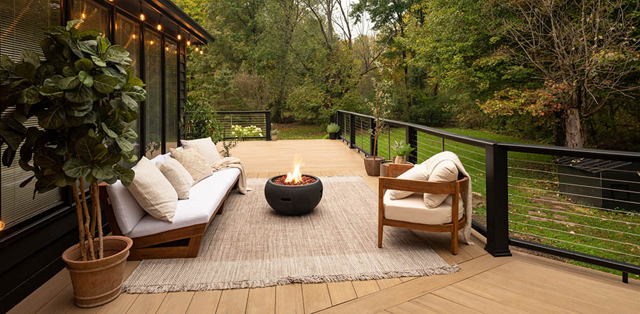 The most sustainable decking material is one that needs minimal, eco-friendly maintenance