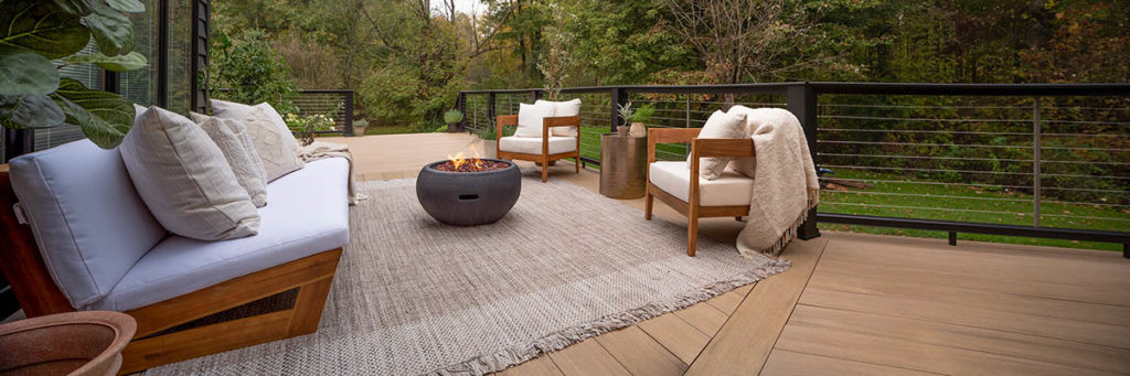 The quality of composite decking material varies by brand