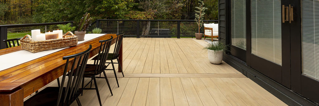 Why choose composite decking material or synthetic deck material by TimberTech