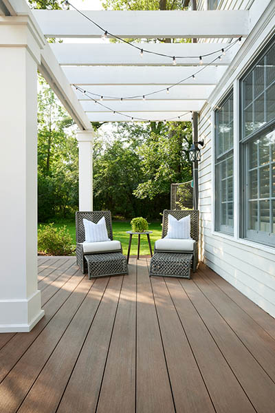 TimberTech composite decking material is beautiful and long-lasting