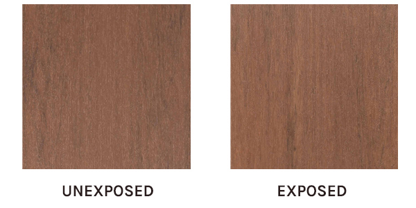 TimberTech AZEK exposure test no visible deck damage