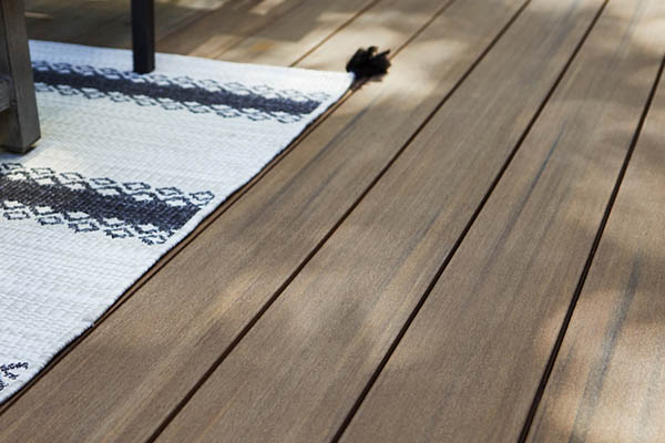 TimberTech AZEK decking doesn't crack or splinter like Ipe decking