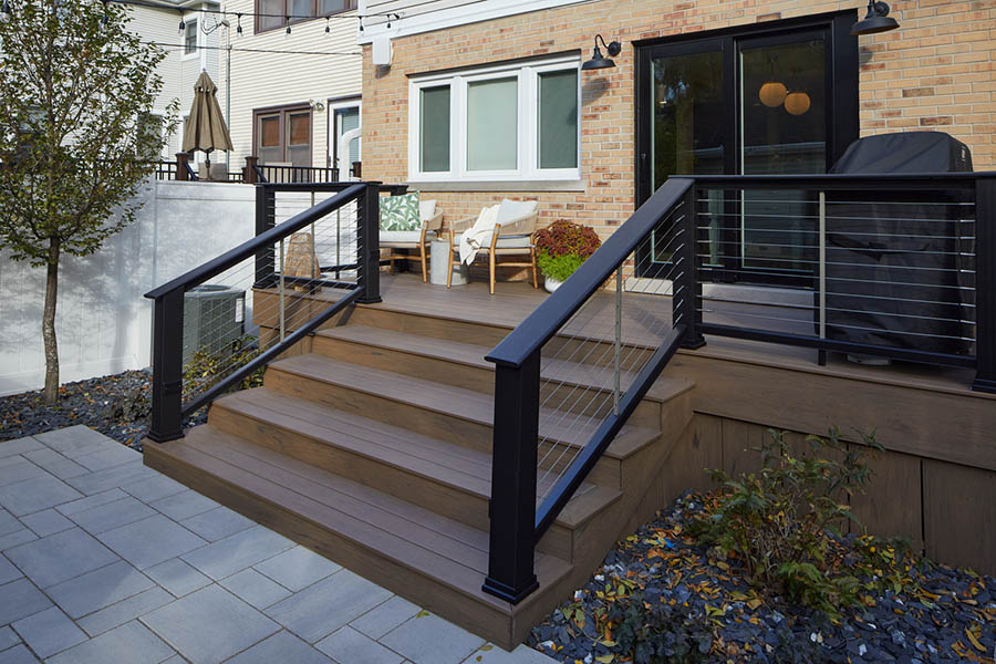 The Contemporary Top Rail is a versatile modern railing