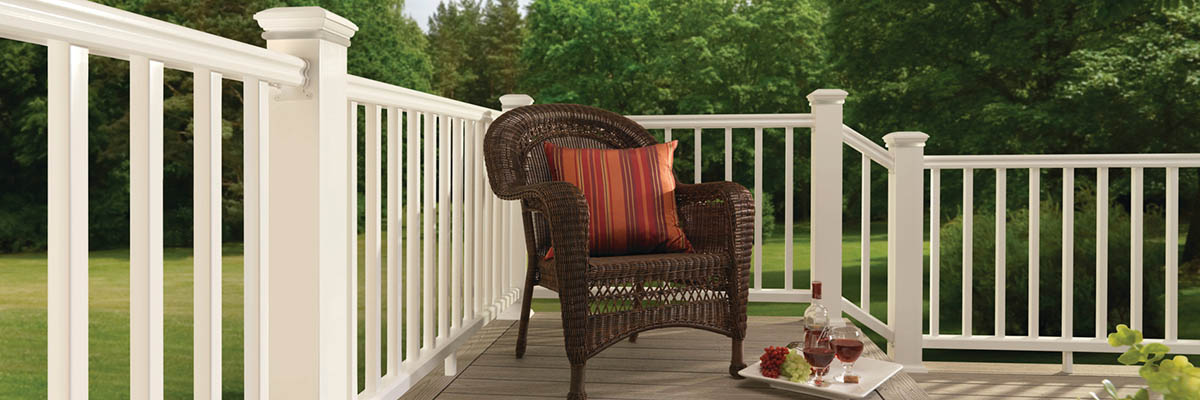 Easy deck railing ideas for ordering include the RadianceRail Express Smart Set
