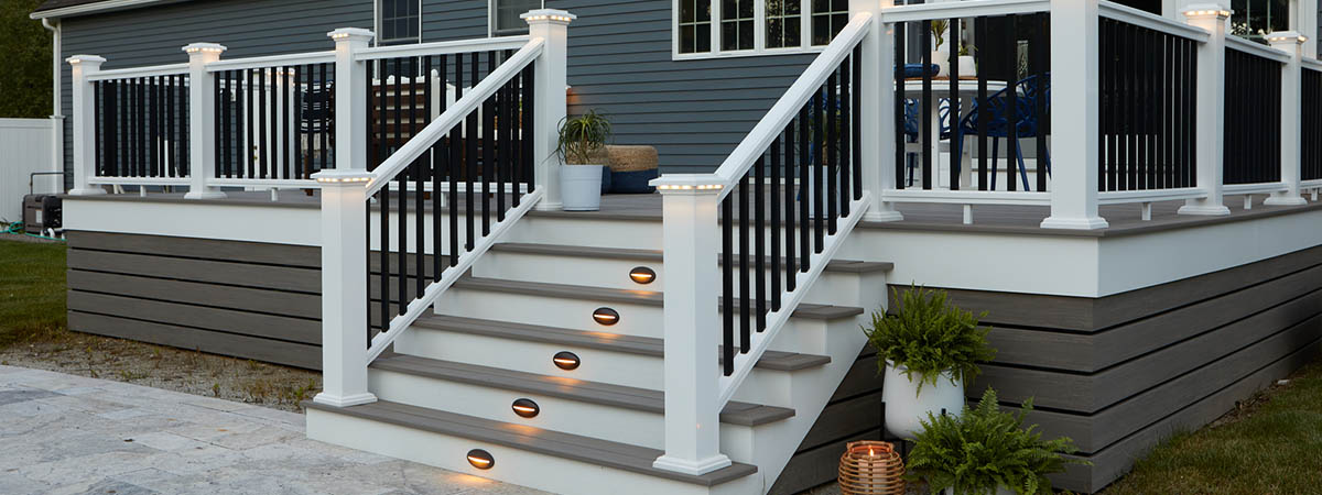 Outdoor deck lighting ideas by TimberTech