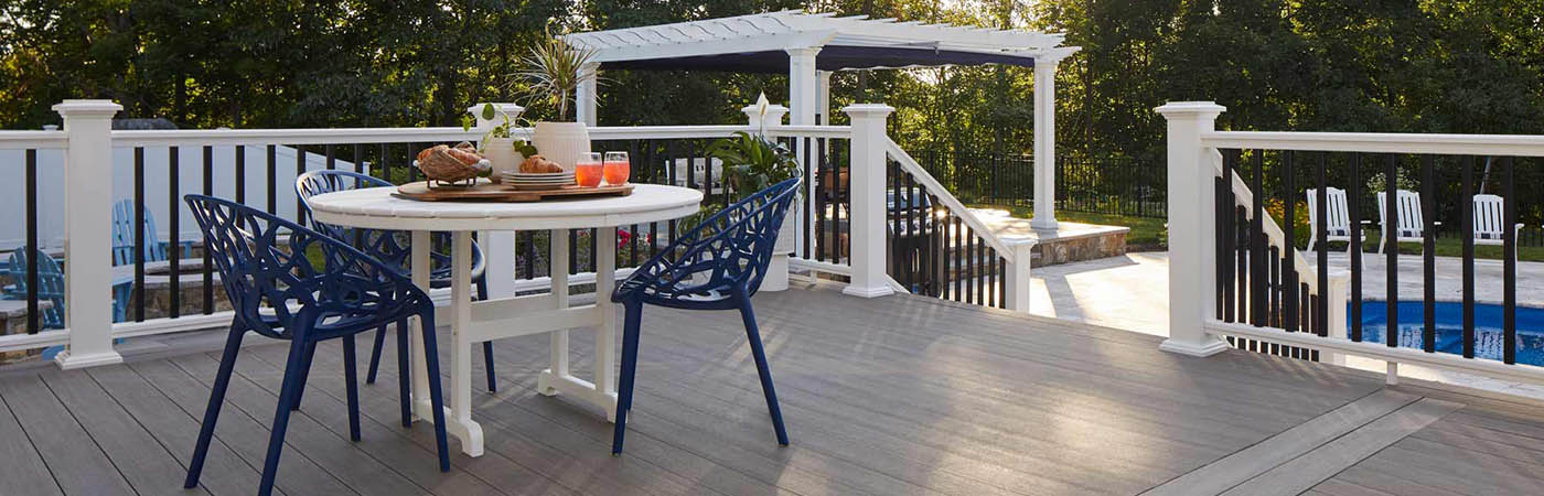 Backyard deck design ideas for complex and simple backyard decks by TimberTech