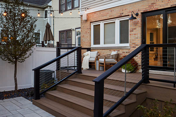 Simple backyard decks are ideal for small yards