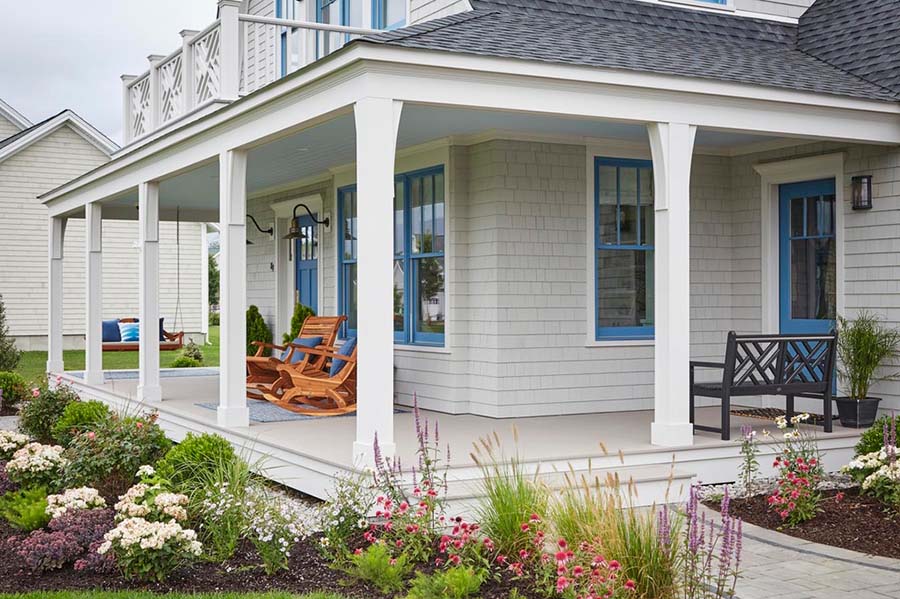 Front porch ideas for wraparound porches