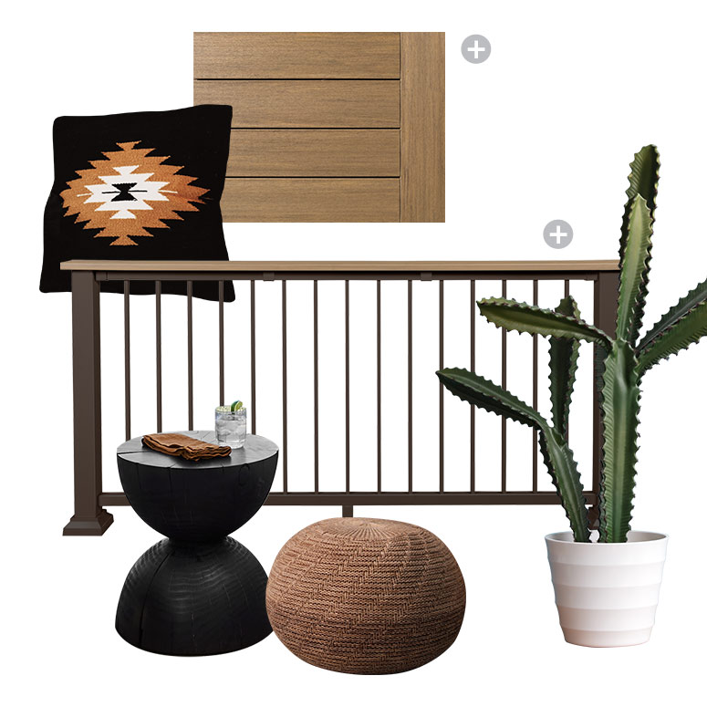 A mood board for the style inspiration used for the Bobby Berk home Casa Tierra