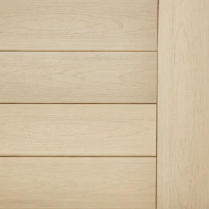 A light decking with a warm hue, it has the patina of lightly sun-bleached teak or cedar