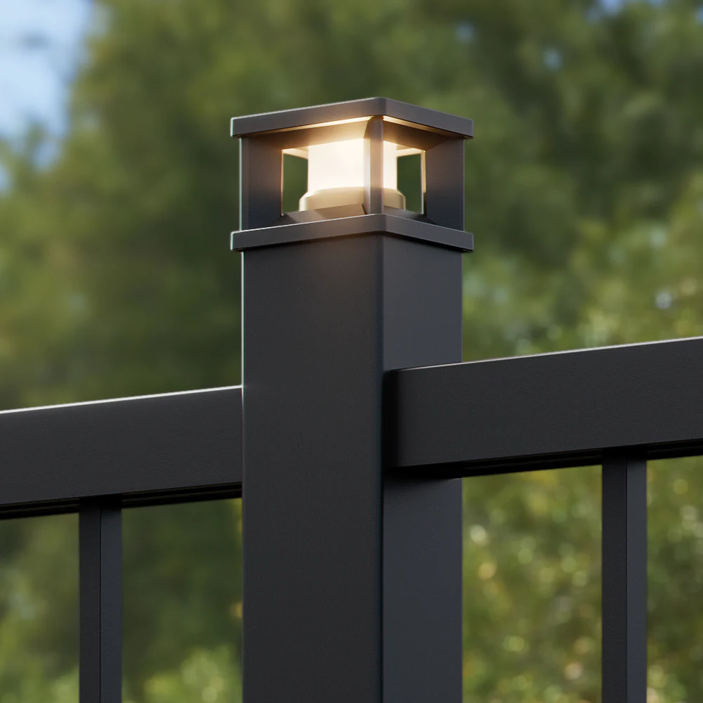 LED Lantern Post Cap Light | TimberTech Railing Lighting