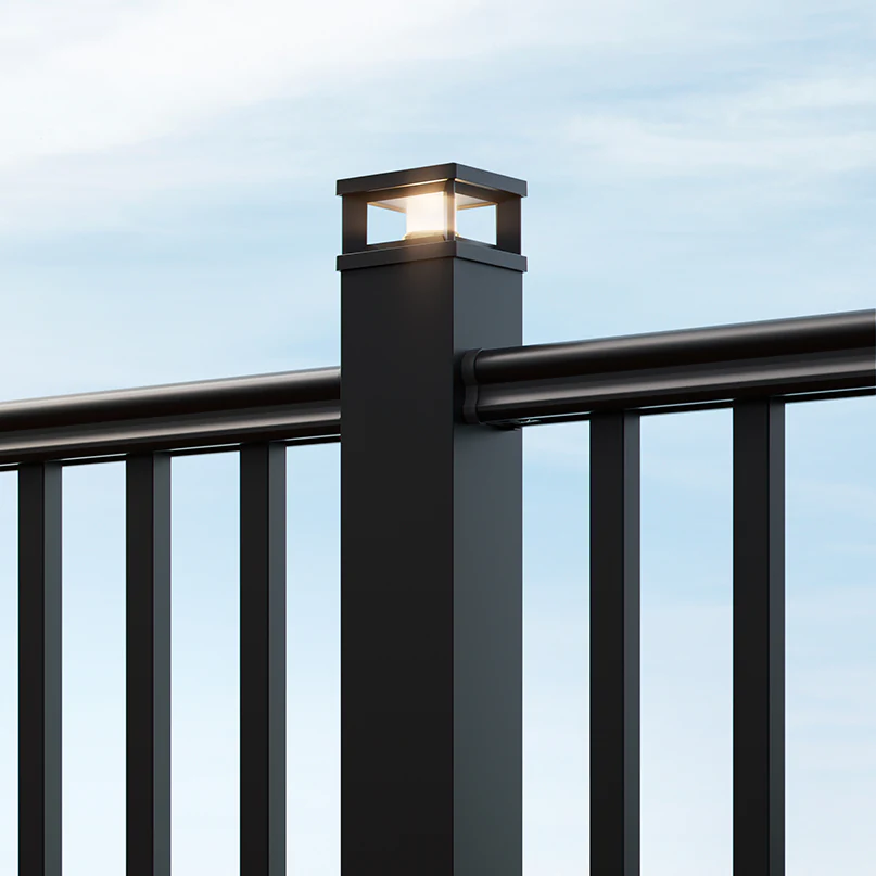 Close up shot of Advantage Rail in Matte Black